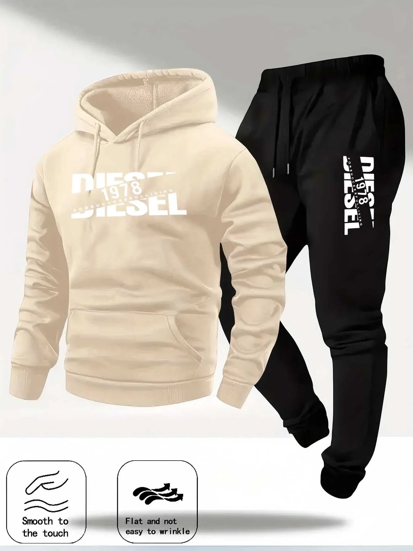 Ensemble Jogging Homme Sweat + Pantalon - SurvĂȘtement Sport Automne Hiver