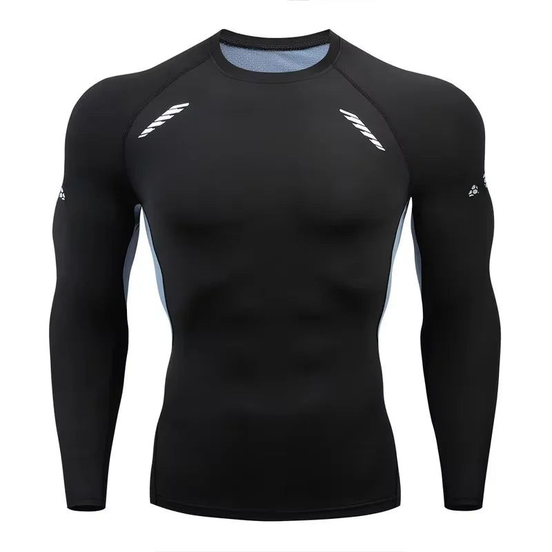T-Shirt Compression Sport Homme - Fitness Running Séchage Rapide