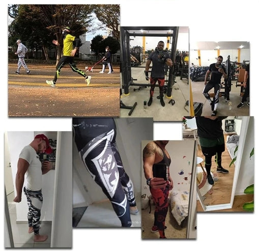 Legging Course Homme Séchage Rapide - Running Fitness Jogging