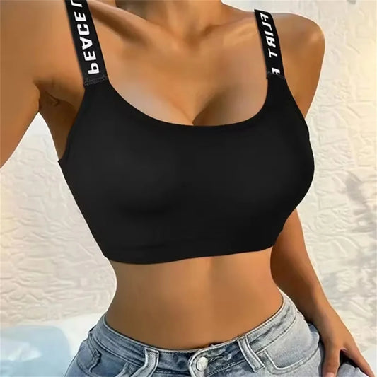 Brassière Sport Femme Sans Armatures - Yoga Fitness Confort