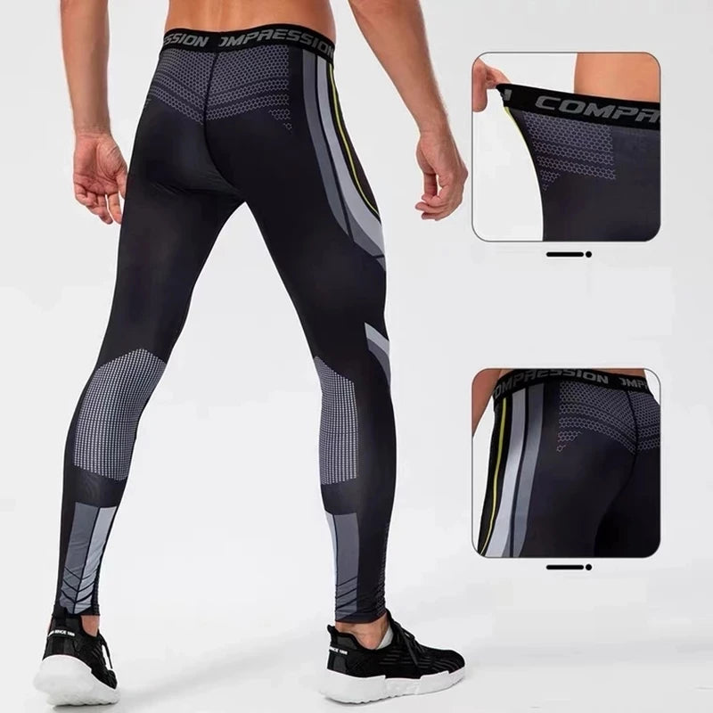 Legging Course Homme Séchage Rapide - Running Fitness Jogging