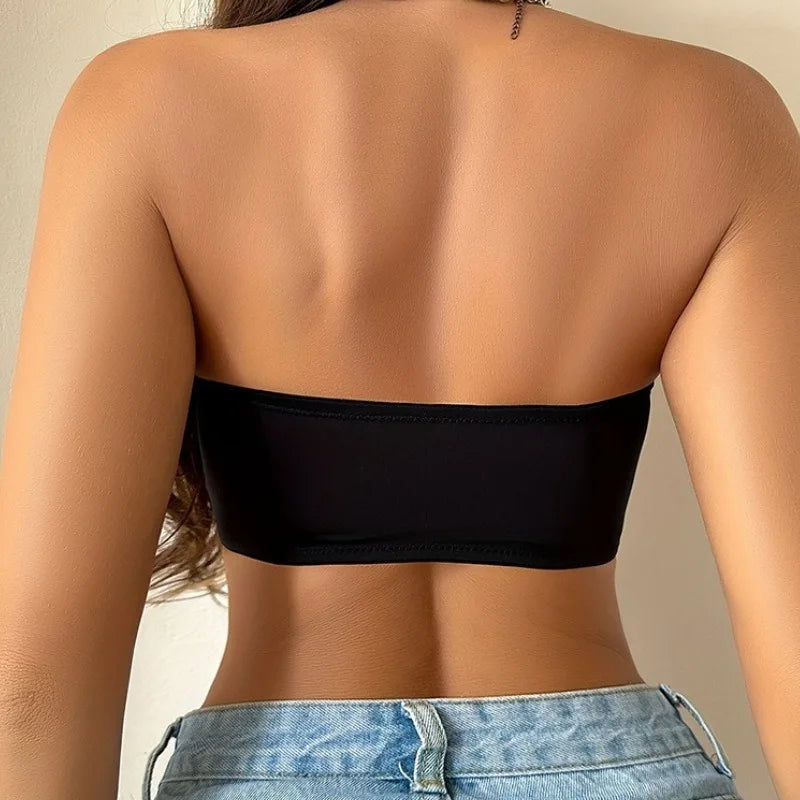 Soutien-Gorge Femme Sans Bretelles Boucle Avant - Invisible Confort