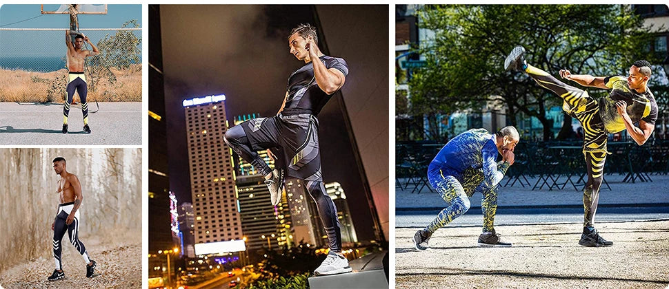 Legging Course Homme Séchage Rapide - Running Fitness Jogging