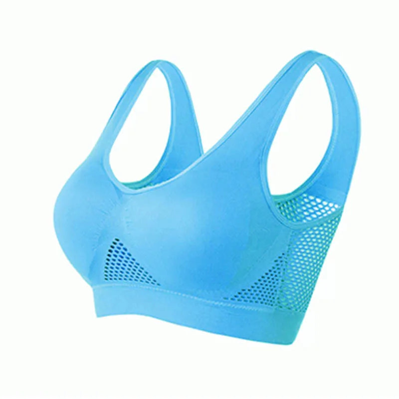 Brassière Sport Femme Push-Up Respirante - Fitness Gym Yoga