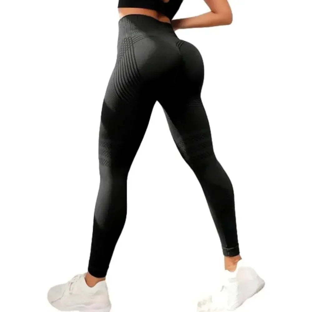 Legging Femme Anti-Cellulite 3D Taille Haute - Sculptant Gainant Sport Yoga