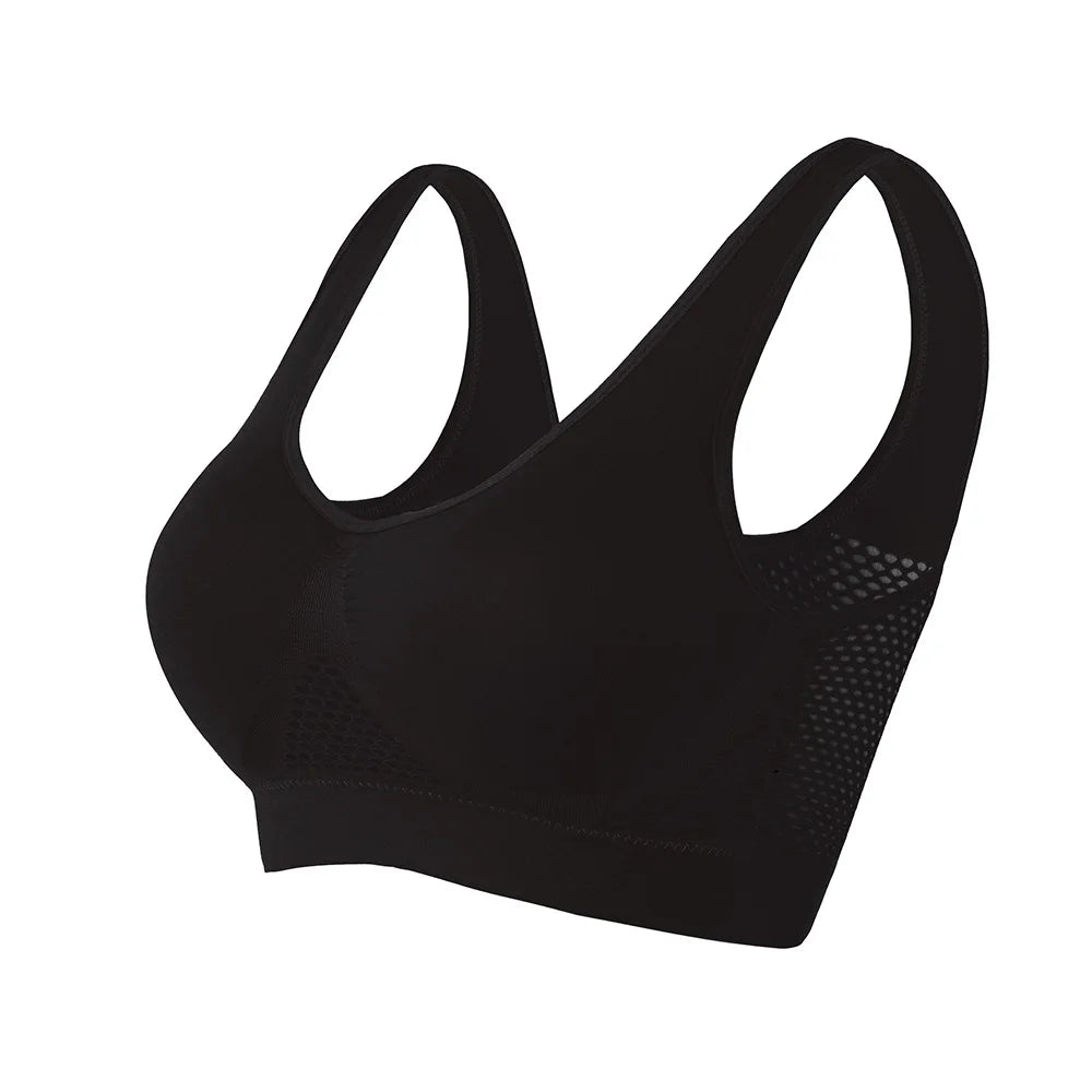 Brassière Sport Femme Push-Up Respirante - Fitness Gym Yoga