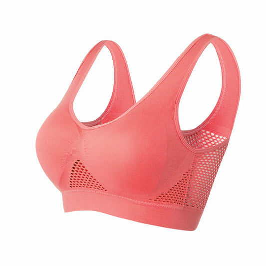 Brassière Sport Femme Push-Up Respirante - Fitness Gym Yoga