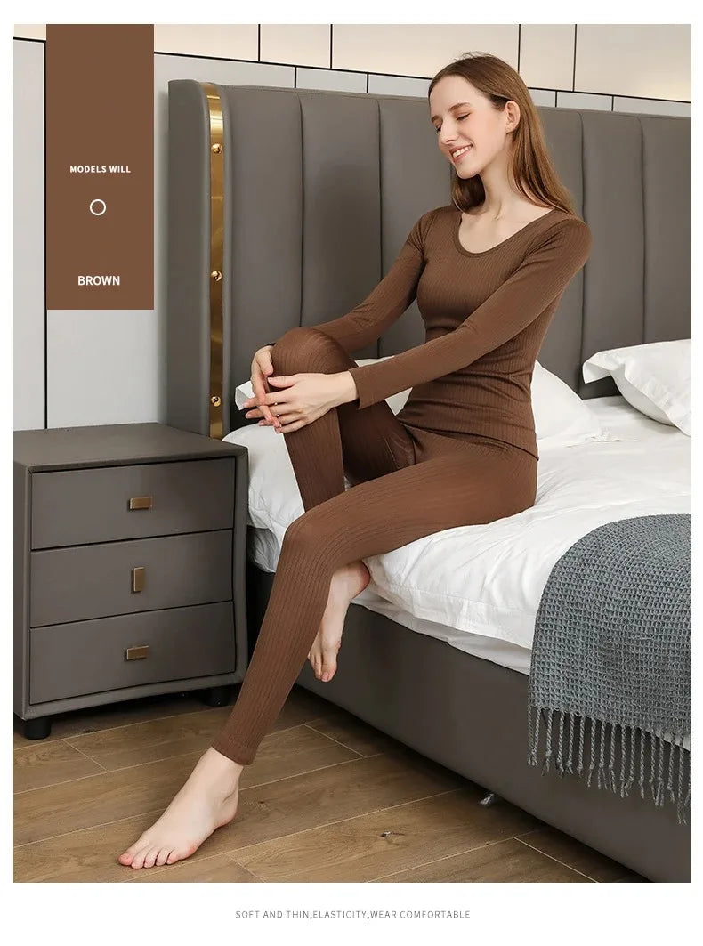 Ensemble Thermique Sport Femme - Sous-Vêtement Technique Hiver