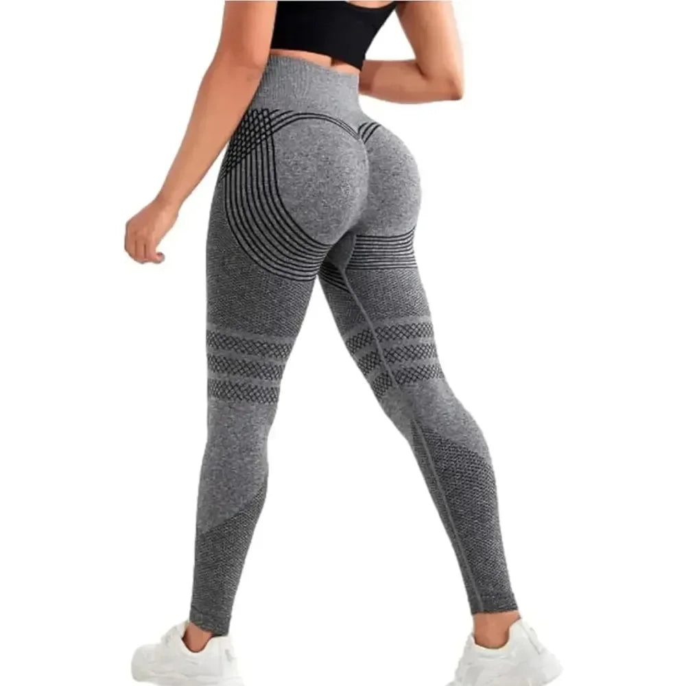 Legging Femme Anti-Cellulite 3D Taille Haute - Sculptant Gainant Sport Yoga