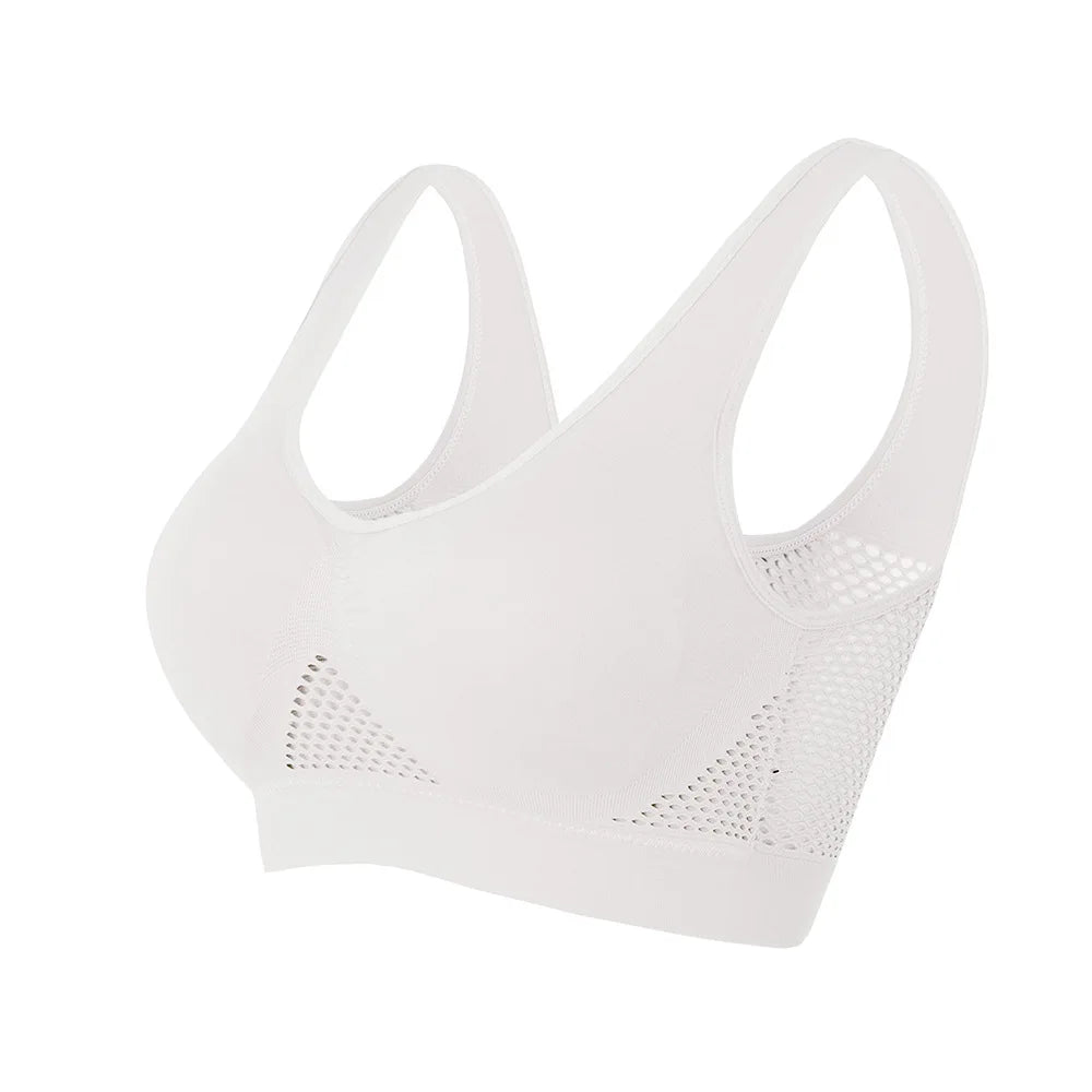 Brassière Sport Femme Push-Up Respirante - Fitness Gym Yoga